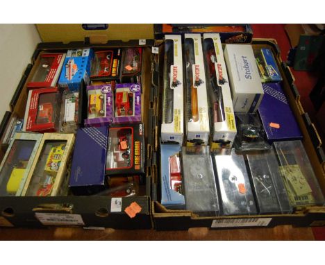 Two boxes of modern issue boxed diecast vehicles, to include Corgi Fire Heroes, High Speed Touring Cars, Atlas Editions Eddie