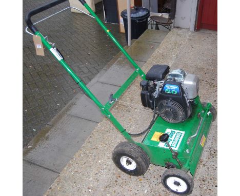 A Bannerman Kleen-Green petrol driven thatch remover with Honda engine