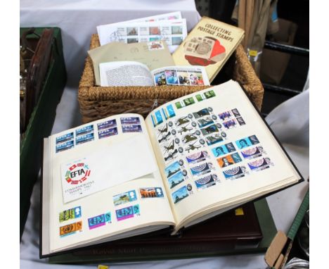 GB stamps, Royal Mail presentation packs, First Day Covers, mint stamps and album of early GB and world used and mint stamps 