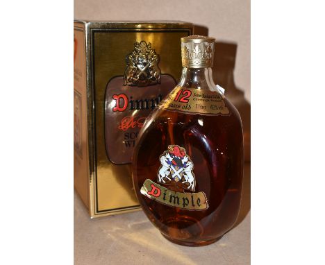 ONE 1 LITRE BOTTLE OF John Haig &amp; Co. 'DIMPLE' 12 Year Old Blended Scotch Whisky, 43% vol. seal intact, boxed