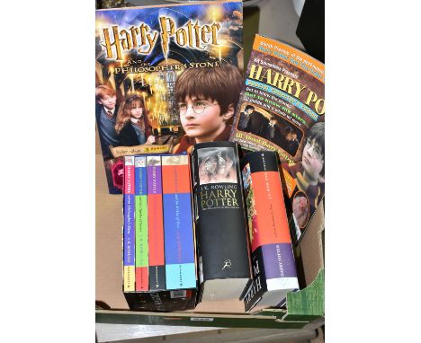 HARRY POTTER, Six Harry Potter titles, a box-set of the first four titles in the series in paperback format and The Order of 