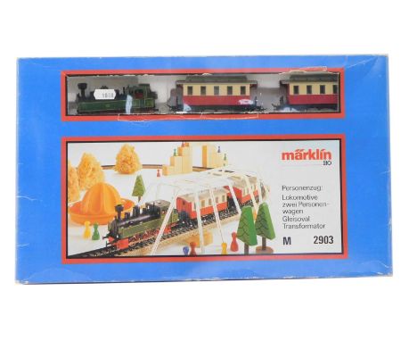 A Marklin M2903 train set, boxed.