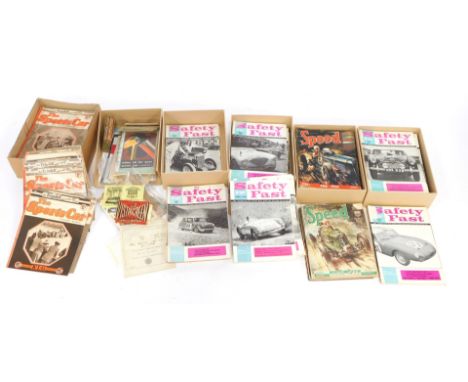 A quantity of magazines, relating to Automobile Speed, Safety Fast and others. (6 boxes)