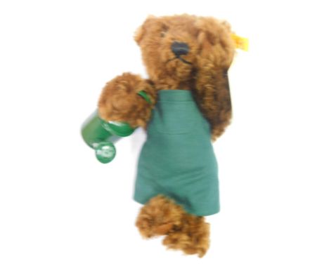 A Steiff Danbury Mint Bears of the Week Saturday's Bear, in green pinney, with tags.