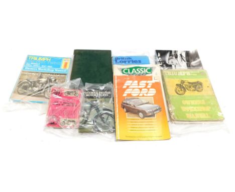 Motorcycle Classic Car and Lorry magazines and books, to include The Classic Motorcycle Magazine, Classic &amp; Sports Car Ma