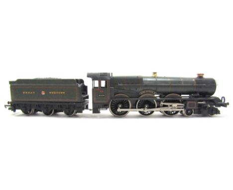 A Lima OO gauge King George V locomotive and tender, GWR 6000 class, green livery, ;-6-0, 6000.