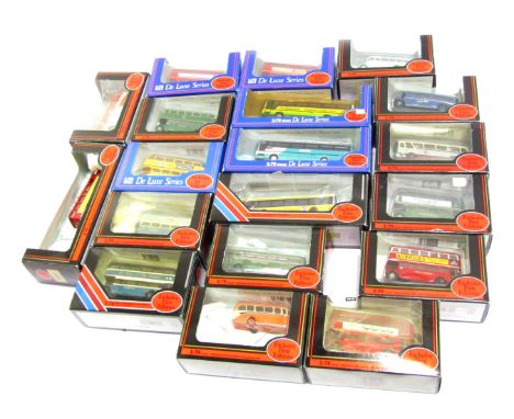 A group of Exclusive First Edition buses, 1:76 scale, boxed.