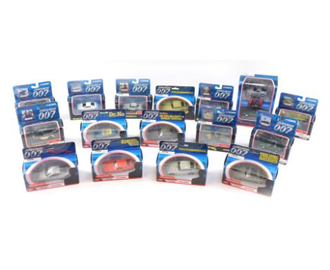 The Corgi 007 diecast vehicle range, to include You Only Live Twice Little Nellie, Thunderball Aston Martin DB5, Moonraker Sp