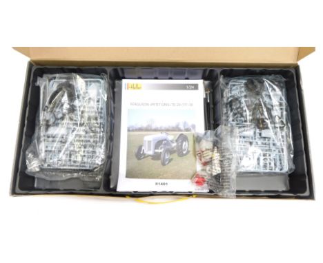 A Heller La Legende Ferguson Le Petit Gris 1:24 scale kit model, 256 pieces, boxed. (lacking book)