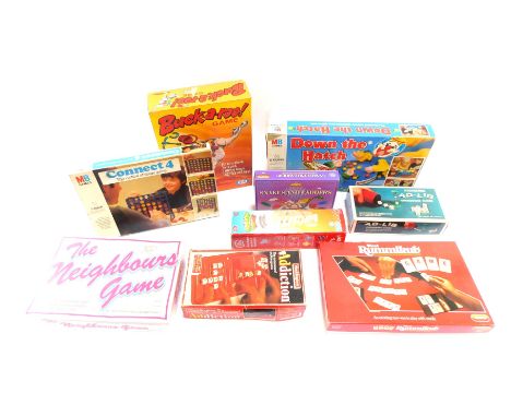 Games, to include Buckaroo, Rummikub, Connect 4, Adlib, Chad Valley Toys and other. (1 box)