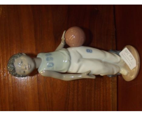 Nao figure of a USA child basketball player