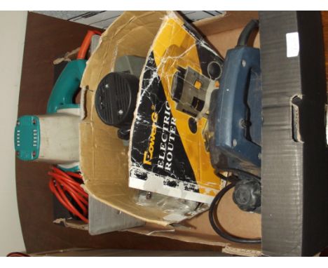 Power sander, router and circular saw