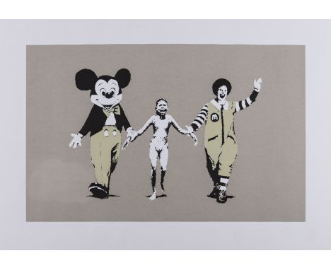 δ Banksy (b.1974)NapalmScreenprint in colours, 2004, numbered from the edition of 500 in pencil, on wove paper, printed and p