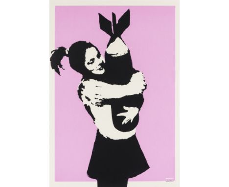 δ Banksy (b.1974)Bomb Love (Bomb Hugger)Screenprint in colours, 2003, signed and dated in black ink, numbered from the editio