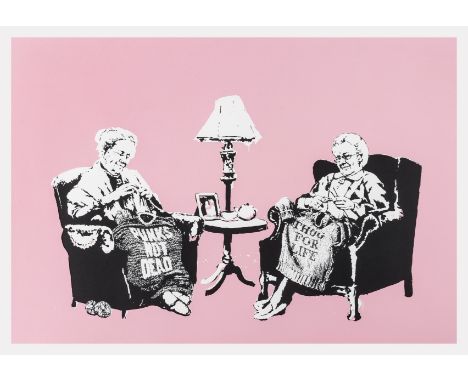 δ Banksy (b.1974)GranniesScreenprint in colours, 2006, numbered from the edition of 500 in pencil, on Arches 88 wove paper, p