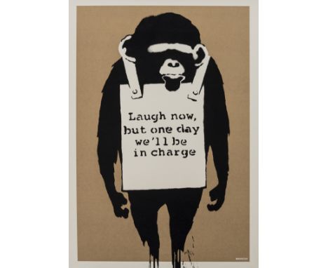 δ Banksy (b.1974)Laugh NowScreenprint in colours, 2003, numbered from the edition of 600 in pencil, on wove paper, published 