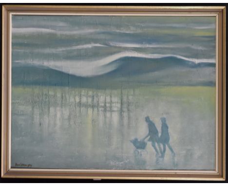 Alan Cotton (b. 1936)Seascape - Stormsigned, titled to verso, dated 1974, oil on canvas, 77cm x 102cm
