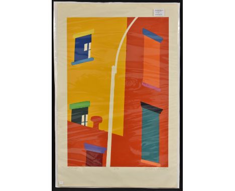 Ann-Marie Le Quesne (b.1946, Minnesota), Streetlight, signed, limited edition 11/36, screen print, 103cm x 66cm
