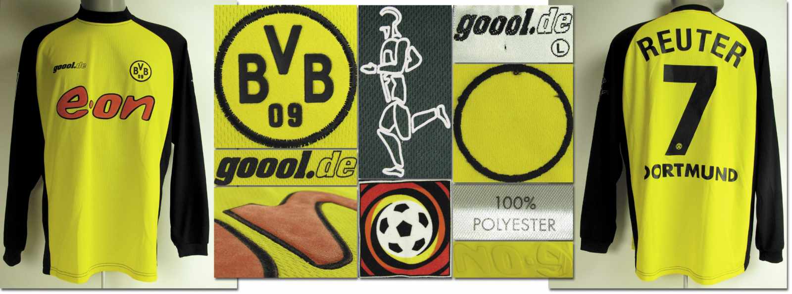 Match Worn Football Shirt Borussia Dortmund 01 Original Match Worn Shirt Borussia Dortmund Wi