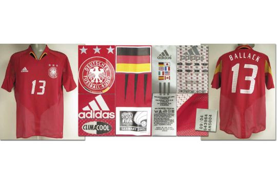 Confed Cup 05 Match Worn Football Shirt Germany Original Match Worn Shirt Germany With Number