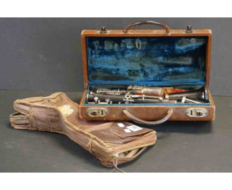 A vintage cased Boosey &amp; Hawkes of London Clarinet. 