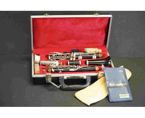 A vintage cased Boosey &amp; Hawkes of London Clarinet. 
