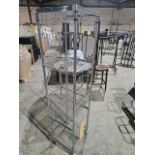 NO RESERVE Wire Metro Racking On Castors