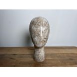 NO RESERVE Feather Effect Mannequin Head