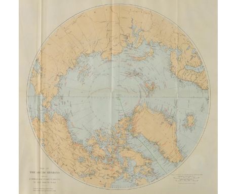 Peary (Robert E.). The North Pole, Hodder and Stoughton, 1910, portrait frontispiece, folding map, numerous tipped-in illustr