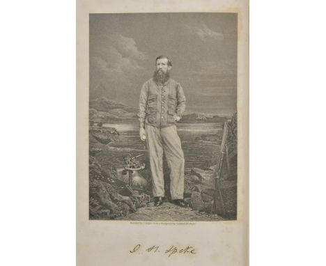 Speke (John Hanning). Journal of the Discovery of the Source of the Nile, 1st ed., 1863, portrait frontispiece, folding map (