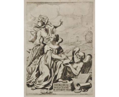 Rossi (Ottavio). Le Memorie Bresciane, Opera Historica, e Simbolica, riveduta da Fortunato Vinaccesi, Brescia, 1693,  additio