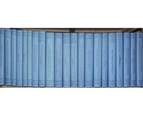 Barr (William, et al, editors). The Hakluyt Society, 3rd series, volumes 1-22, 1999-2010,  black and white illustrations, all