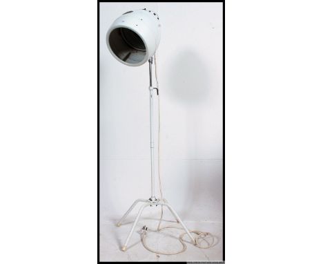 A superb vintage salon / hair dryer on original metal stand ' Rapd 66 ' being made in England by Dexters. Ideal as a conversi