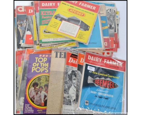 A collection of vintage Dairy Farmer Magazines dating from the mid 20th century ( see illustrations )