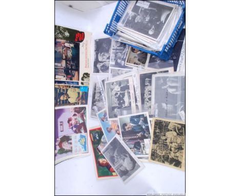 FILM LOBBY CARDS: A large collection of original vintage (1940's - 1970's) cinema lobby advertising film cards - some full se