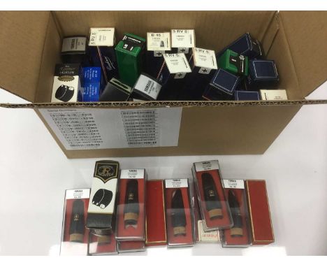 Large collection of woodwind mouthpieces, various makes, all boxed and new condition, approximately 40Condition report: Alto 