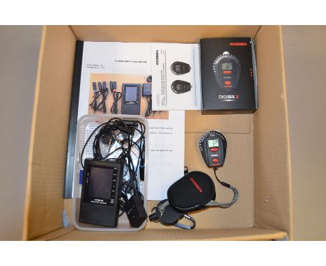 Gossen Didisix 2 Exposure Meter, boxed with manual, lot also includes a Vfmoto shutter tester with photocopied manual 