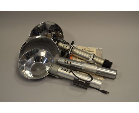 Three Flash Heads, Graflex, Peak and Buch flash heads 