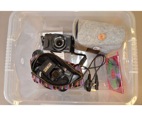 A Fujifilm X30 Digital Camera, with 7.1-28.4mm f/2-2.8 aspherical lens, EF-20 flash unit, charger, memory card, USB cable and