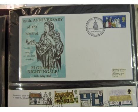 An album of approx 118 assorted GB First Day covers 1977-1986.