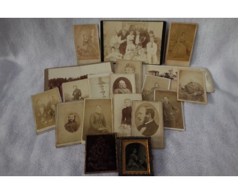 A COLLECTION OF VICTORIAN PORTRAIT PHOTOGRAPHS and others similar