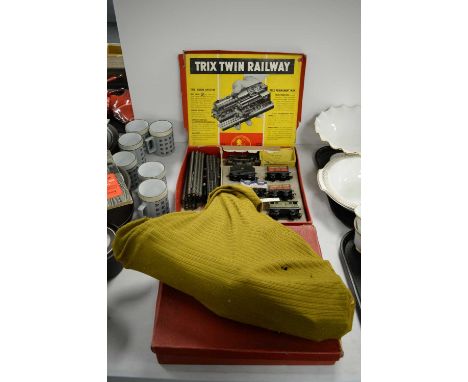 Two Trix Twin Railway sets, each in box, one with Trix Twin Railway 'Permanent Way Manual'; and a quantity of  Trix Twin Rail