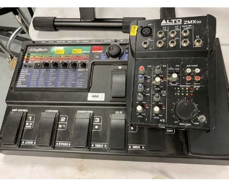 DigiTech GNX 3000 guitar workstation; and an Alto Professional ZMX 52 5-channel mixer. (2)