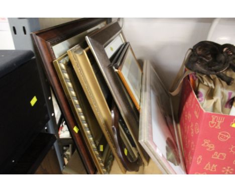 A quantity of decorative pictures, prints, and mirrors  