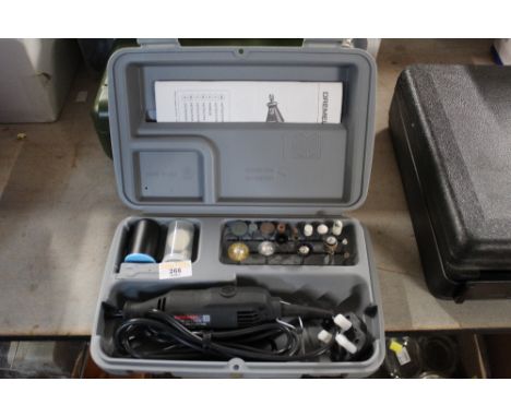 A Dremel multi 395 grinder in case 