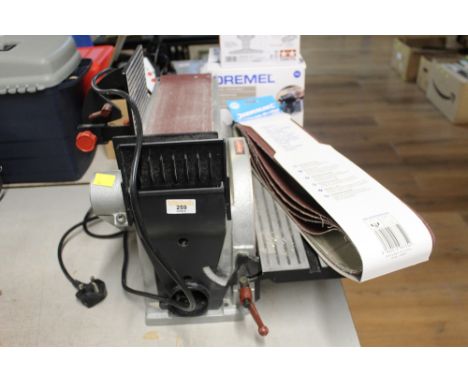 A Draper belt sander with belts 