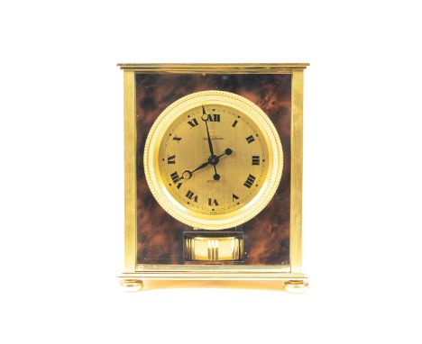 Jaeger-LeCoultre | Atmos V Elysée, um 1970, vergoldetes Gehäuse, vergoldetes Zifferblatt mit römischen Zahlen, seitlich und v