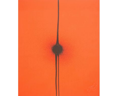 Otto Piene (1928 Bad Laasphe - 2014 Berlin) (F)Ohne Titel, Farbseriegrafie auf Papier, 79 cm x 66,5 cm Blattmaß, signiert, 19