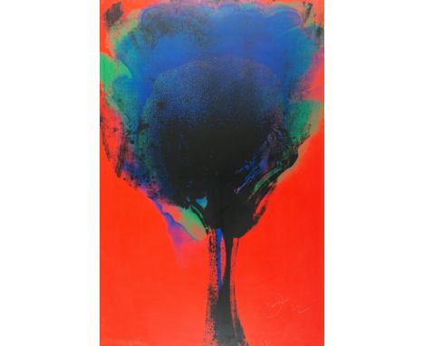 Otto Piene (1928 Bad Laasphe - 2014 Berlin) (F)Komposition in Rot, Grün, Blau und Schwarz, Farbseriegrafie auf Papier, 99 cm 