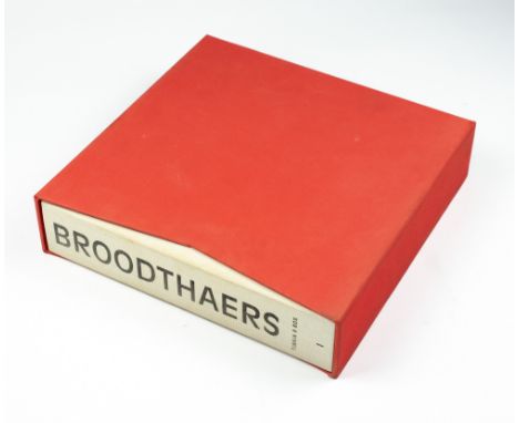 'Tinaia 9 Box I.'Marcel Broodthaers, 1994, Köln, Tinaia 9 Verlags GmbH, Buch 1: 284 SS. 3Bl.; Buch 2: (26 unpaginierte Bl.); 